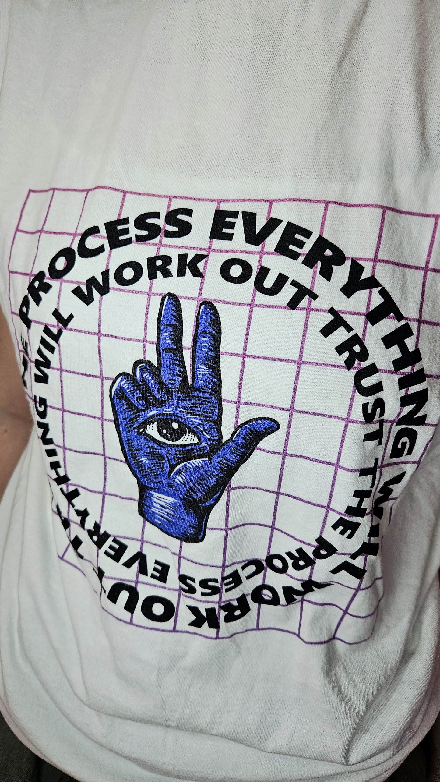 Trust the Process Unisex T-Shirt Black Font