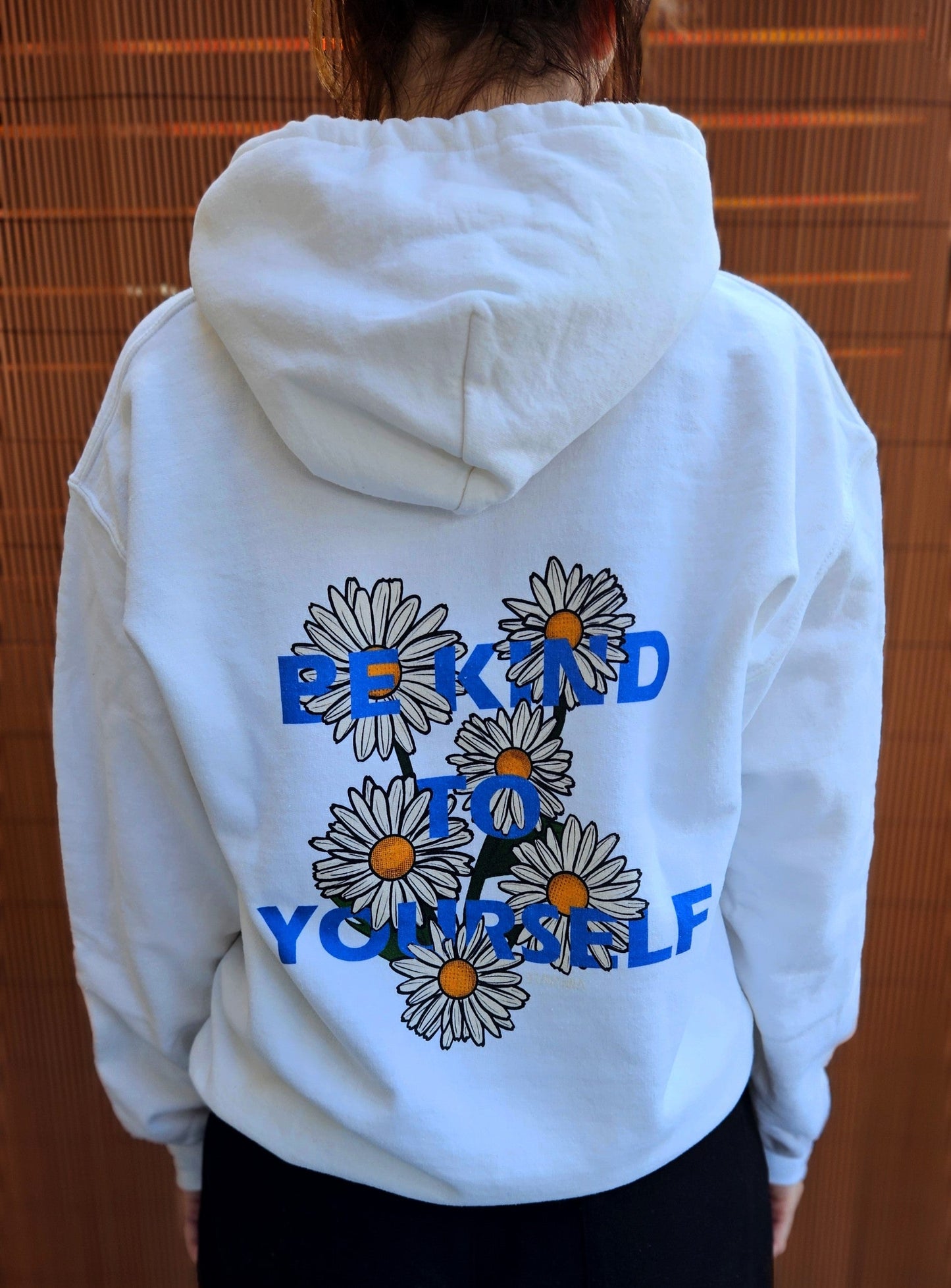 "Be Kind To Yourself" Daisy Flower Edition Hoodie Unisex