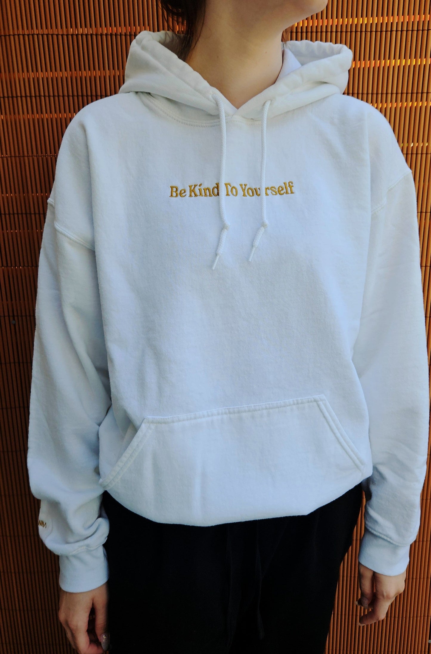 Be Kind To Yourself Unisex Embroidered Hoodie