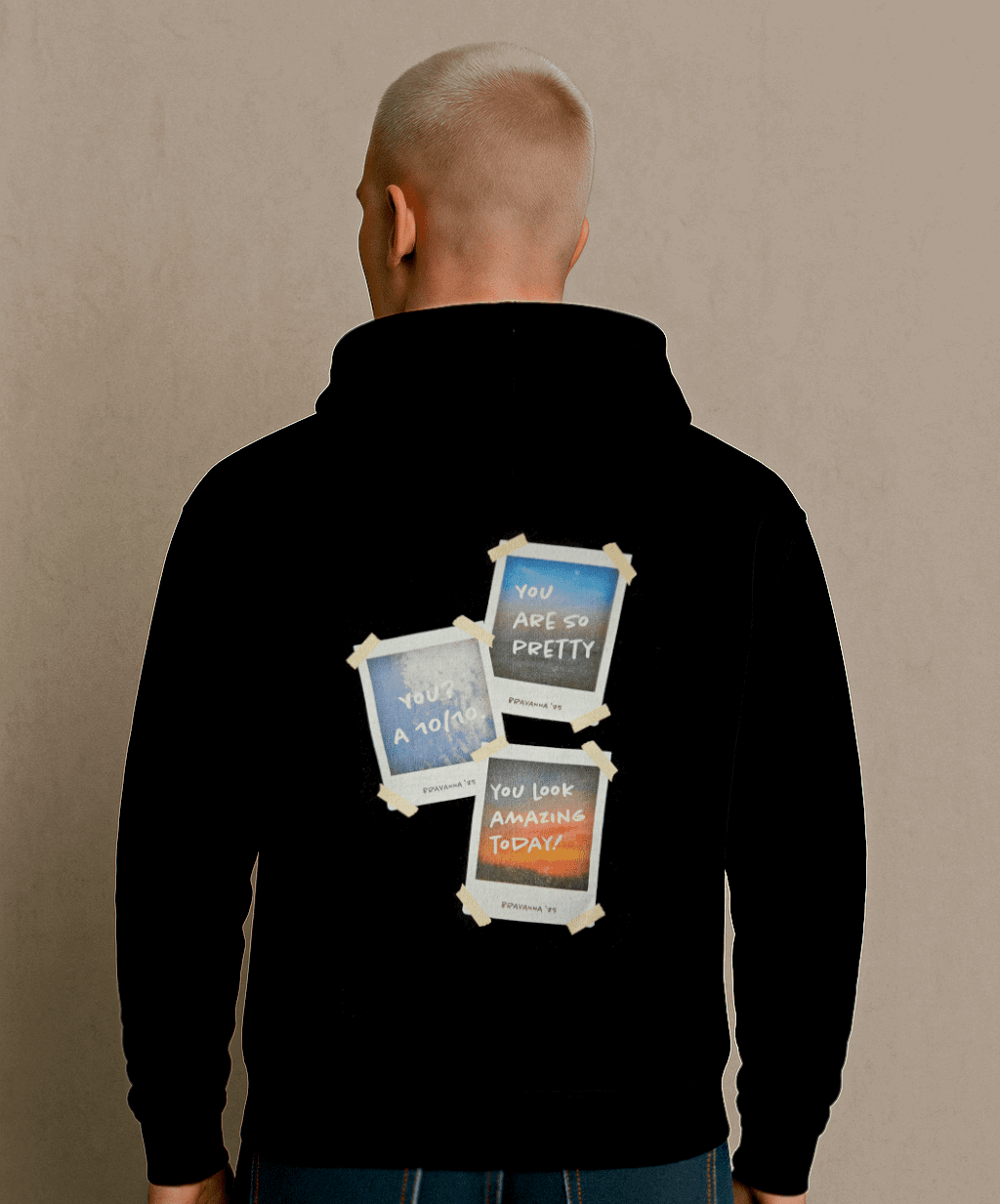 Mixed Polaroids Compliments Unisex Hoodie
