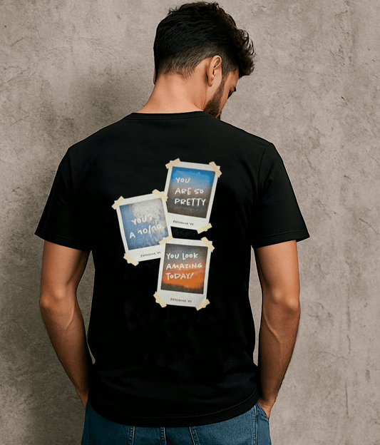 Mixed Polaroids Compliments Unisex T-shirt
