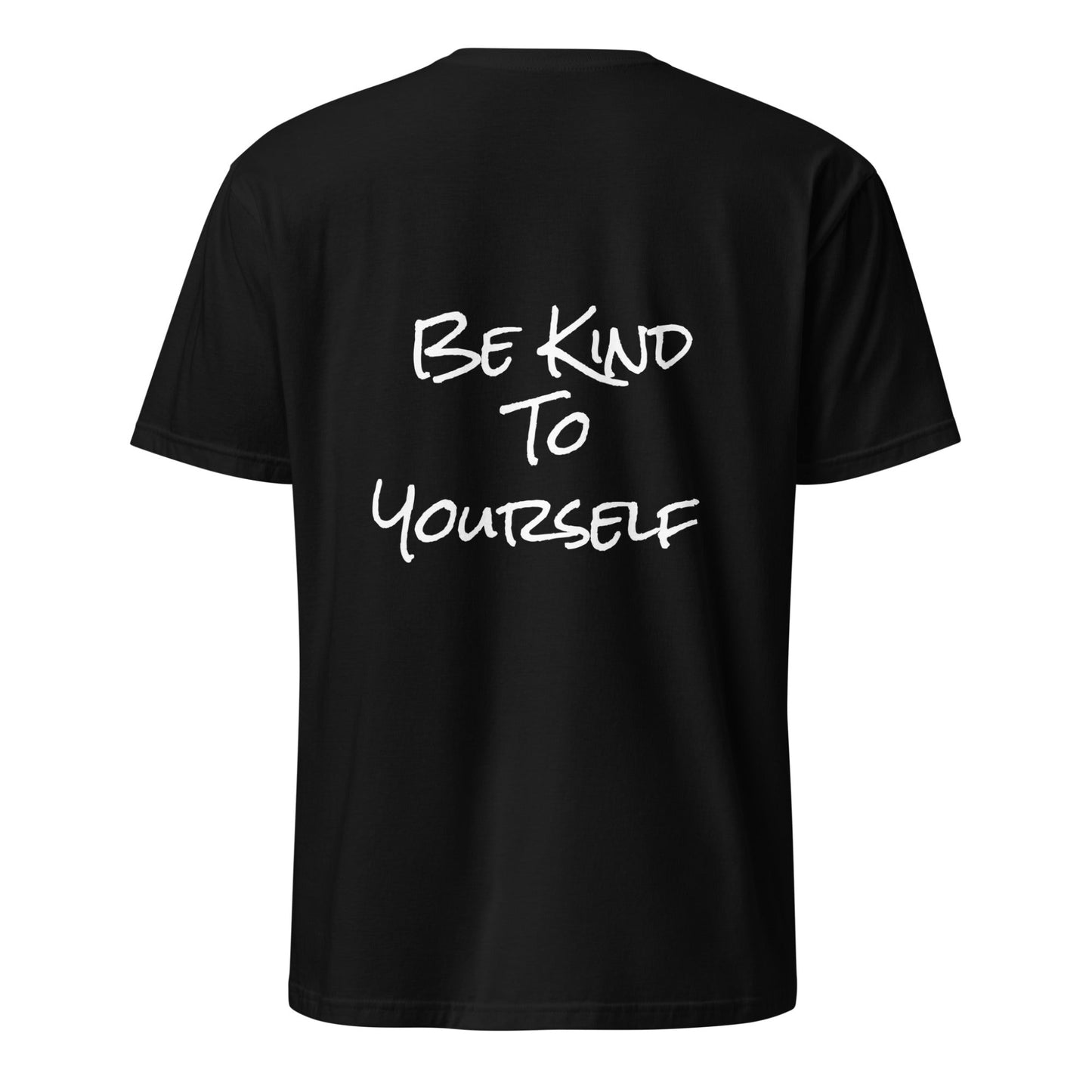 unisex dad hat black print bravanna white be kind to yourself