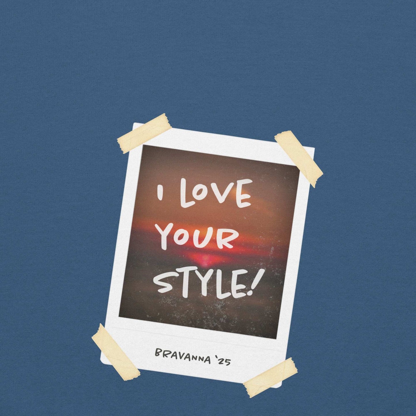 I Love Your Style Polaroid Unisex Hoodie