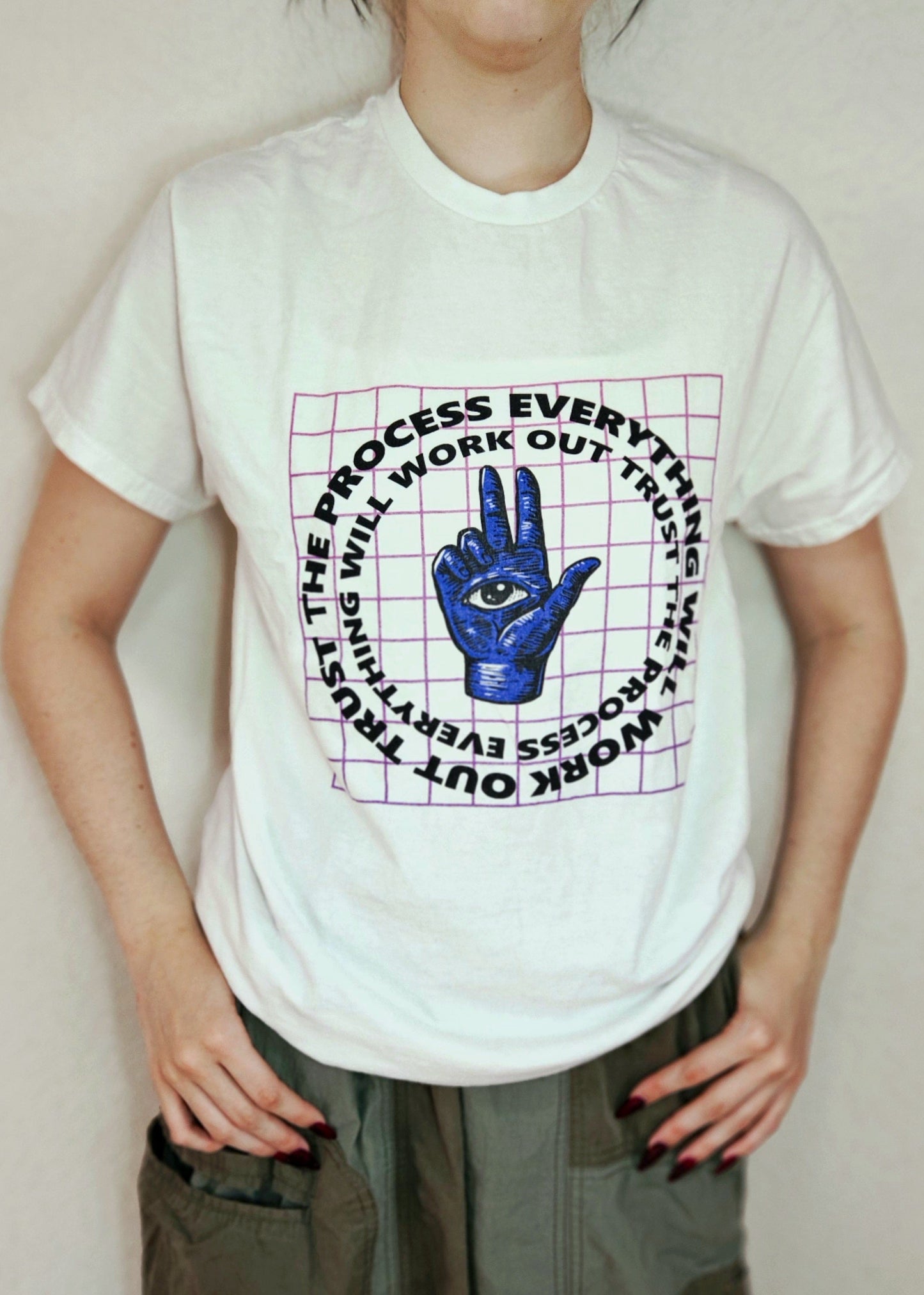 Trust the Process Unisex T-Shirt Black Font