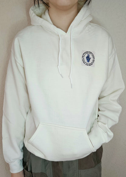 The Trust the Process Unisex Hoodie Black Font