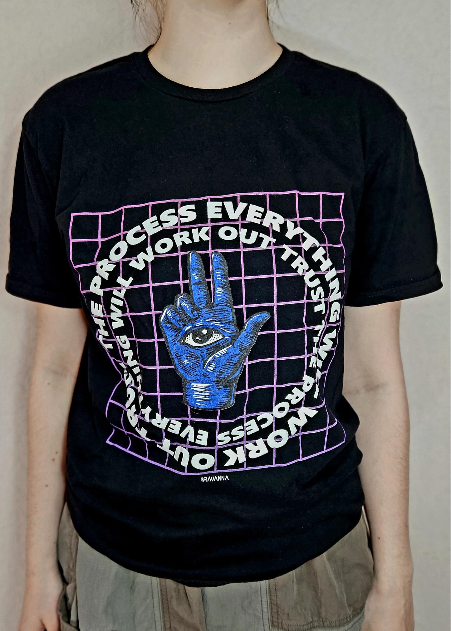 Trust the Process Unisex T-Shirt White Font