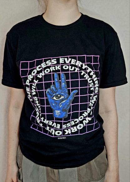 Trust the Process Unisex T-Shirt White Font