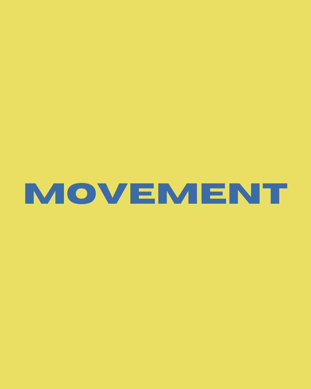 Movement yellow background