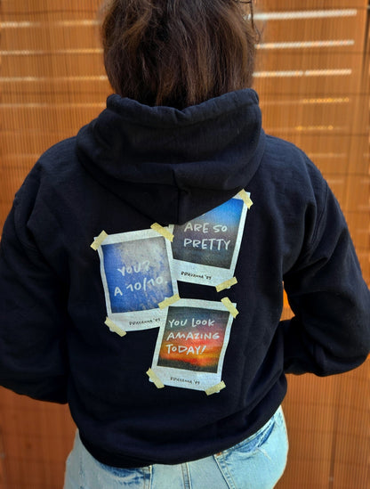 Mixed Polaroids Compliments Unisex Hoodie
