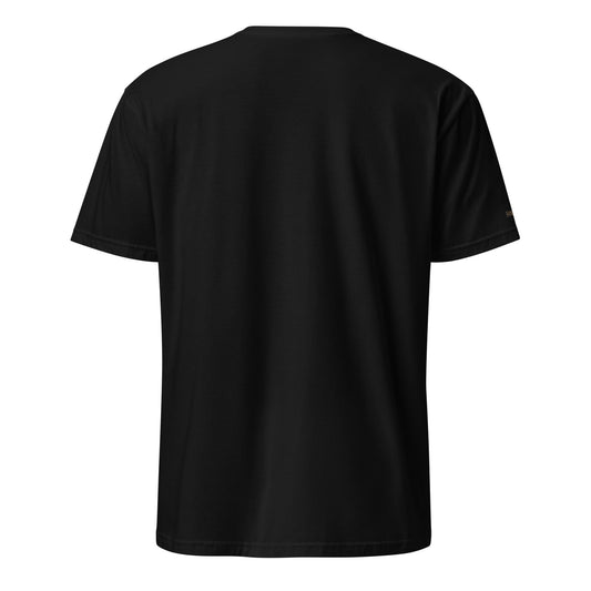 unisex tshirt black print bravanna gold